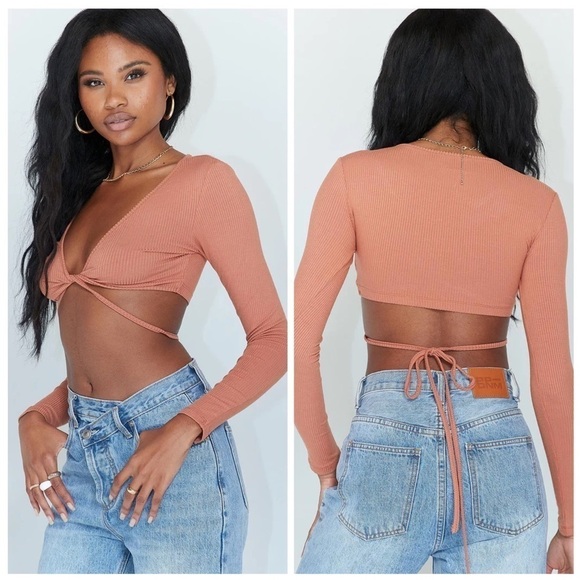 PRINCESS POLLY Mazie Long Sleeve Top - Picture 1 of 3